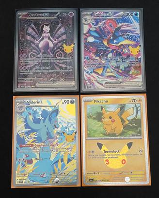 Lotto Carte Pokemon del 30th anniversary