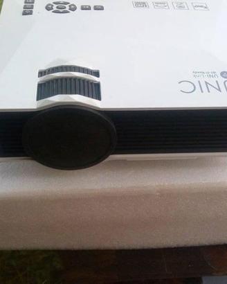 PROIETTORE a LED Wifi-HDMI-VGA 100, NUOVO