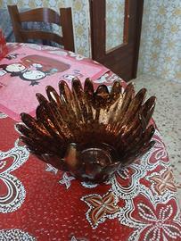 Alzata centrotavola portacandele vintage
