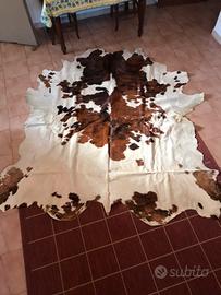 Tappeto in vera pelle di mucca texana naturale