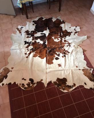 Tappeto in vera pelle di mucca texana naturale