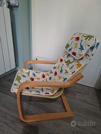 poang poltrona ikea bambini 