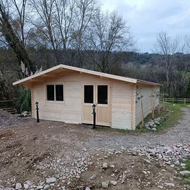 CASETTA DI LEGNO 40mm OFFENBURG 8  595x505x268h