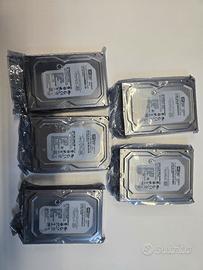 5x hard disk sigillato 320GB