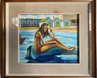 Quadro Maria Rosaria Torre: olio su tavoletta