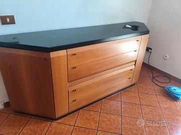 credenza /mobile buffet in legno top ner