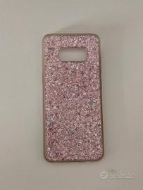 Cover glitter rosa Samsung Galaxy S8