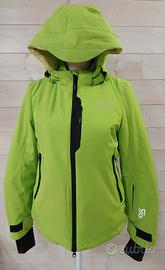 Giacca Sci Neve Donna Dubin Tg 42 Verde Lime