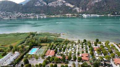 Camping direttamente sul lago