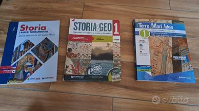 STORIA,STORIA E GEO, TERRE MARI IDEE Giunti editor