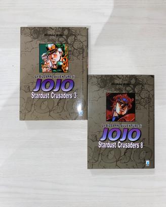 Volumi 3 e 8 di Jojo Stardust Crusaders
