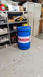 Bidone TAMOIL 200 L trasformato carrello officina