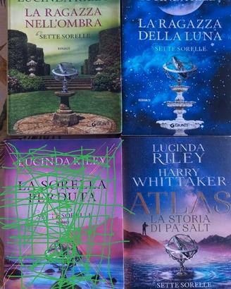 LUCINDA RILEY - 3 LIBRI SERIE SETTE SORELLE -