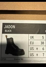 anfibi Dottor Martens nuove n.38