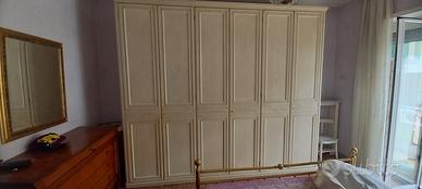 Armadio 6 Ante  Specchio Interno e Cassettie