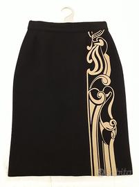 Gonna versace anni '80 in lana taglia 42