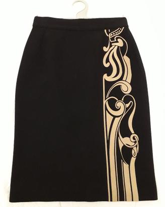 Gonna versace anni '80 in lana taglia 42