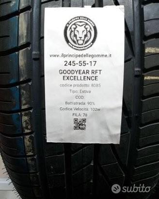 2 gomme 245 55 17 goodyear rft a8085