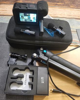 gopro 9 con microfoni 