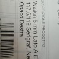 box doccia Walkin da 119 cm nero opaco