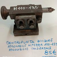 Contropunta per divisore regolabile - torneria 