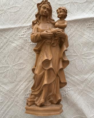 Madonna con Bambino 40cm - Legno Val Gardena