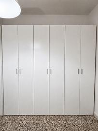 Armadio 6 ante bianco 246×234 cm