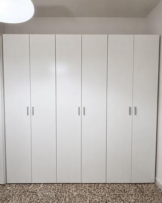 Armadio 6 ante bianco 246×234 cm