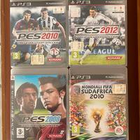 Lotto videogiochi calcio PS3