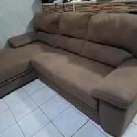 Divano letto con penisola