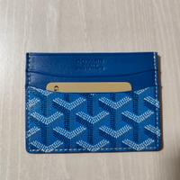 Portacarte Goyard blu