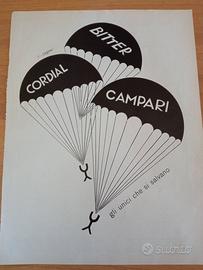 PUBBLICITA' CAMPARI - 1961 - FIRMATA DEPERO - ORIG
