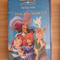 VHS PETER PAN in RITORNO ALL'ISOLA CHE NON C'È