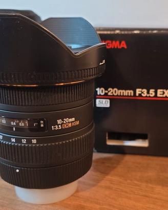 Sigma 10-20 ex per Nikon F 3.5 ex cd