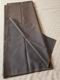 scampolo di cotone grigio marrone 