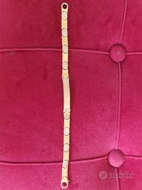 bracciale oro 18ct piastre