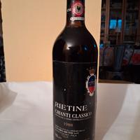 Bottiglia Chianti Classico 1988 Fatt. Rietine