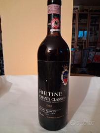 Bottiglia Chianti Classico 1988 Fatt. Rietine
