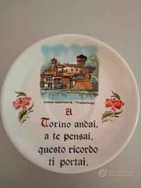 piatto souvenir torino