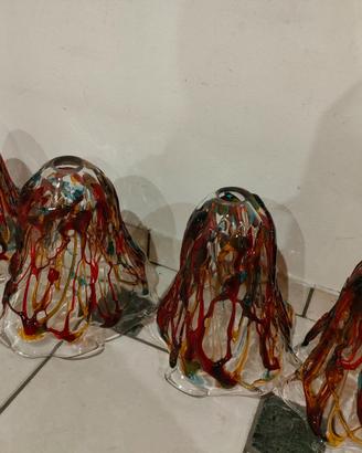 Lampadario vetro di Murano - campane