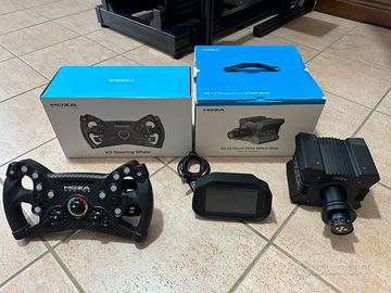 Moza r9 V2 volante ks E Dash FlySimControl