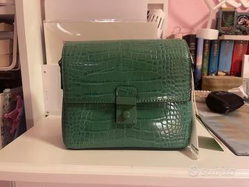 Borsetta con tracolla verde acqua