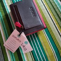 portafoglio in vera pelle 