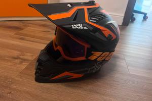 CASCO MOTOCROSS ENDURO IXS363 2.0 NERO OPACO ARANC