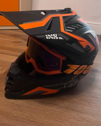 CASCO MOTOCROSS ENDURO IXS363 2.0 NERO OPACO ARANC