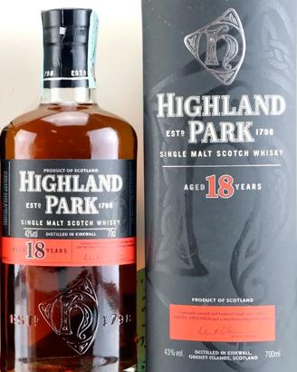 Condividi WHISKY HIGHLAND PARK 18 YEARS