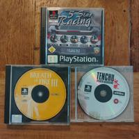 lotto di 3 giochi ps1 pal tedesco