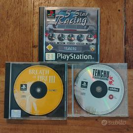 lotto di 3 giochi ps1 pal tedesco