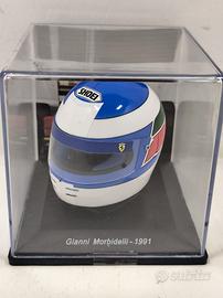 Mini Casco F1 Gianni Morbidelli 1991 - Ferrari