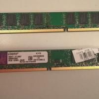 2 Banchi di RAM DDR3 da 4 GB 1333Mhz Kingston